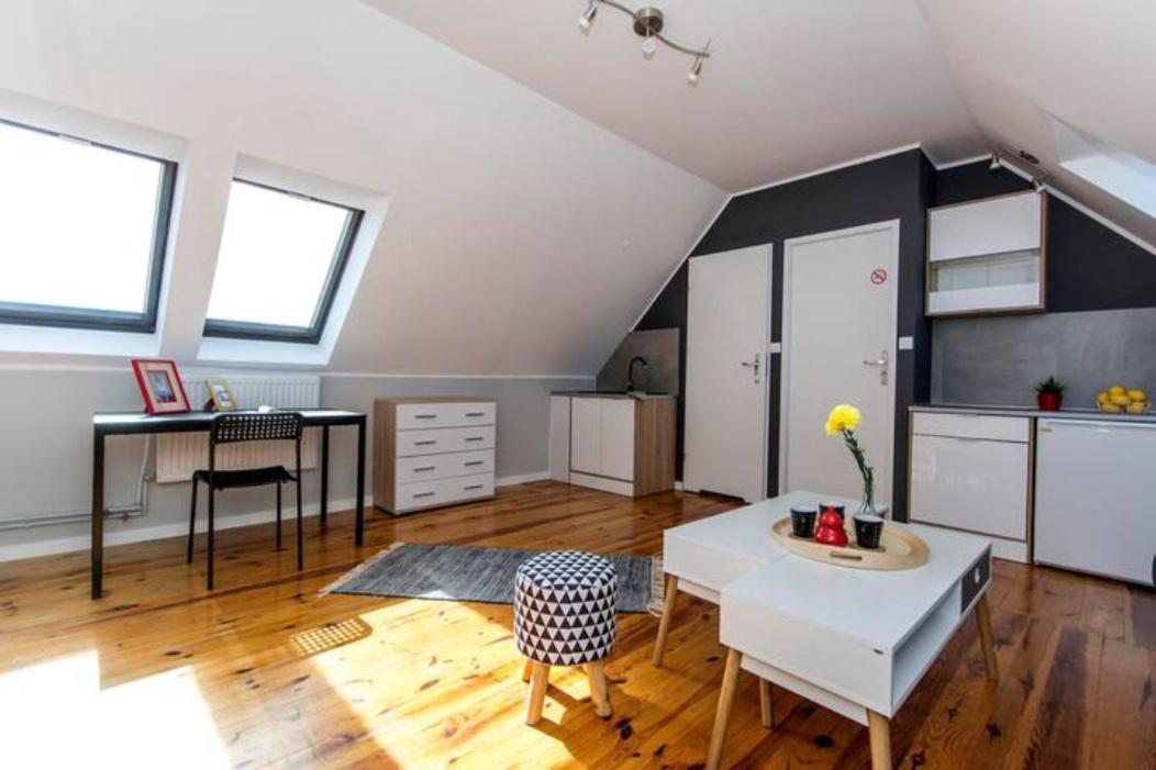 Citystay Brzezno Studio 3 Min Do Plazy Gdansk Bilik gambar