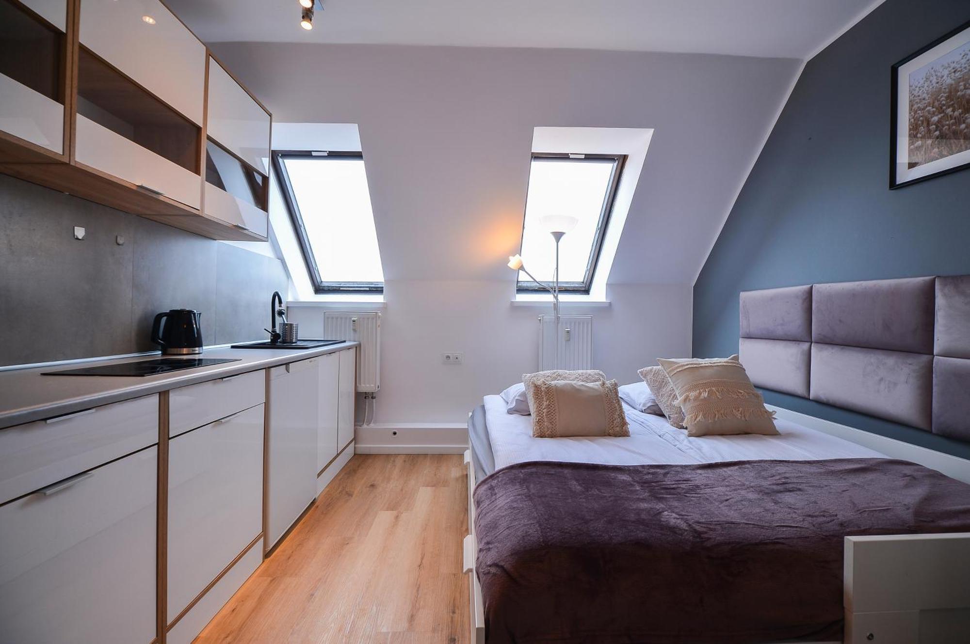 Citystay Brzezno Studio 3 Min Do Plazy Gdansk Luaran gambar